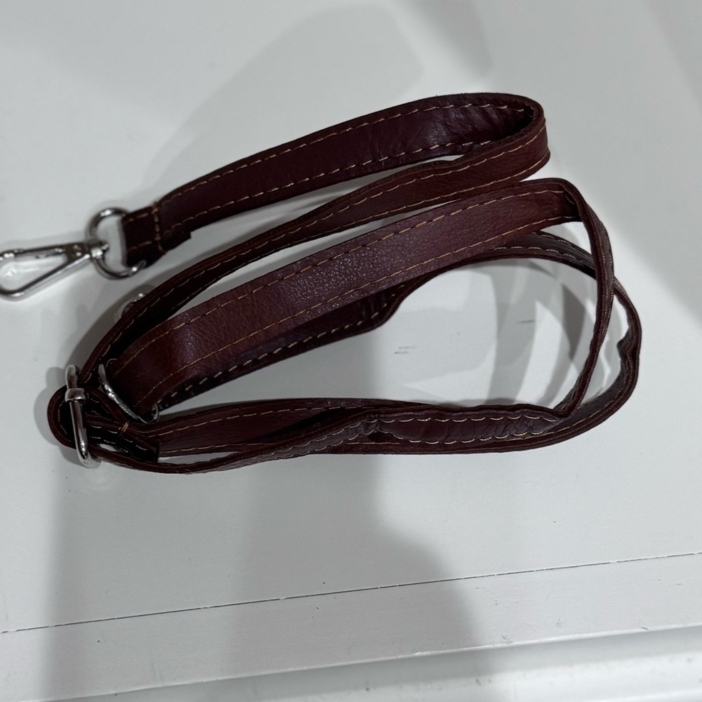 Borse in Pelle Leather bag- bought in Italy NWOT - Picture 4 of 5
